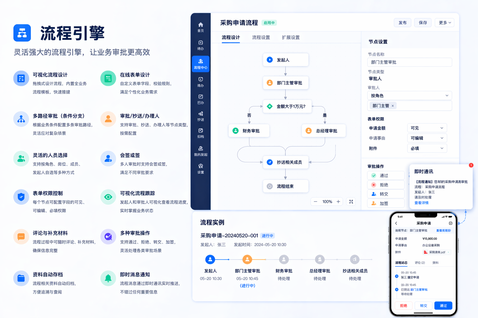 全场景自定义审批